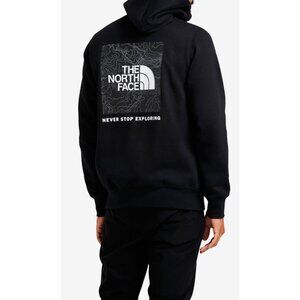 The North Face Evolution Box Never Stop Exploring Black Fleece Hoodie Pullover